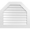 Ekena Millwork Octagonal Top Surface Mount PVC Gable Vent w/ 3-1/2"W x 1"P Standard Frame, 34"W x 30"H GVPOT34X3001SN - alternate 1